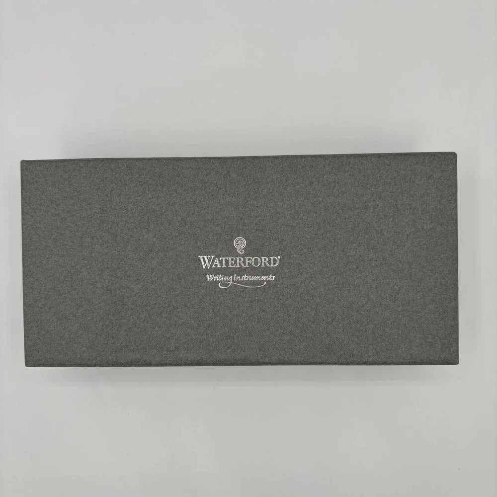 Waterford Glen Rollerball Pen,‎ Charcoal Grey Silver Trim | W407 NEW With Box